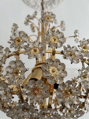 Sparkling Floreal Murano Chandelier, 1980s-OVO-1732647