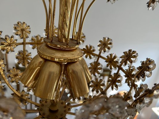 Sparkling Floreal Murano Chandelier, 1980s-OVO-1732647