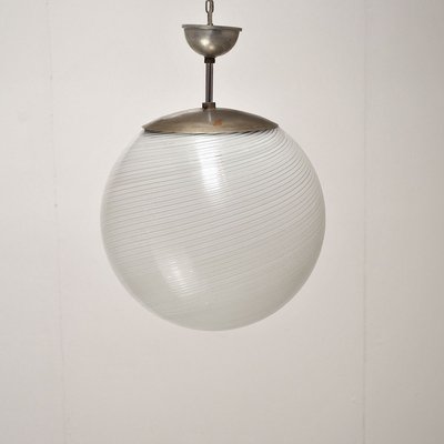 Sphere Pendant Lamp by Alessandro Diaz de Santillana, 1950s-JQO-626236