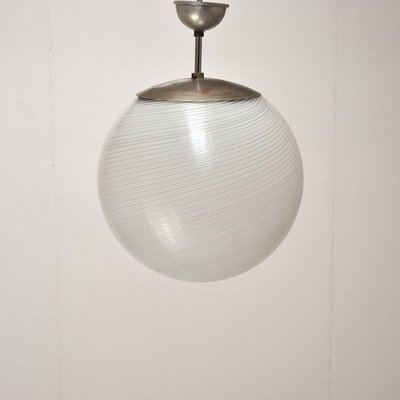 Sphere Pendant Lamp by Alessandro Diaz de Santillana, 1950s-JQO-626236