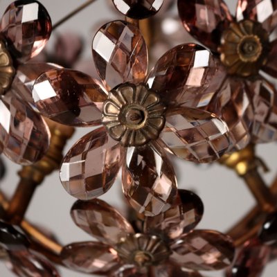 Spherical Chandelier in Metal & Glass, 1900s-VMM-1724812