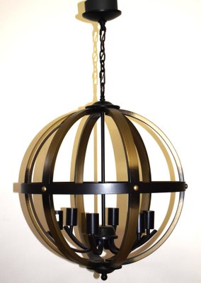 Spherical Kimpton Hanging Light by Franklin Iron Works for Lamps Plus, USA, 1990s-VA-1794613