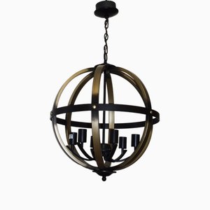 Spherical Kimpton Hanging Light by Franklin Iron Works for Lamps Plus, USA, 1990s-VA-1794613