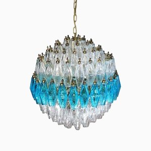 Spherical Poliedri Pendant Lamp in Murano Glass-MBH-1032614