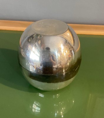 Spherical Silver Plate by Lino Sabattini, 1960-HQI-1743396