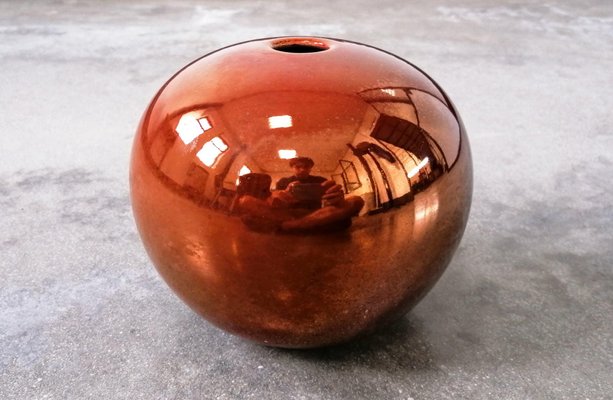 Spherical Vase in Shine Ceramic from Cantù-OJE-1255275