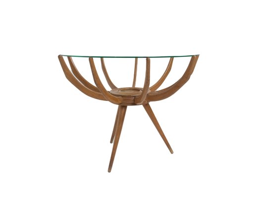 Spider Leg Coffee Table by Carlo Di Carli, Italy, 1950s-UQV-925600