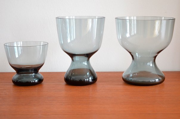 Spindle Vases by Wilhelm Wagenfeld for Wmf, 1960s, Set of 3-OV-843700