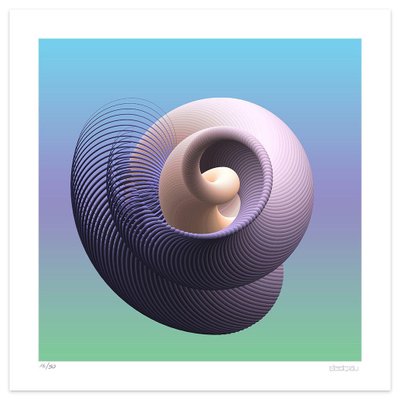 Spiral Curves Giclée Print by Dadodu, 2019-ZCI-781454