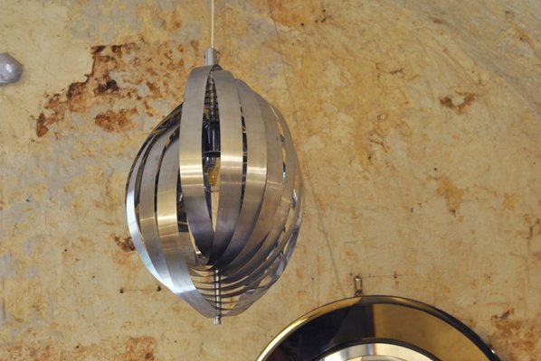 Spiral Pendant Lamp by Henri Mathieu, 1970s-JQO-906163