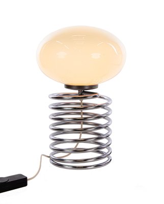 Spirale Table Lamp in Glass & Chrome by Ingo Maurer for Design M, 1965-DEK-932641