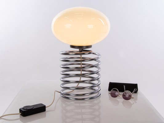 Spirale Table Lamp in Glass & Chrome by Ingo Maurer for Design M, 1965-DEK-932641