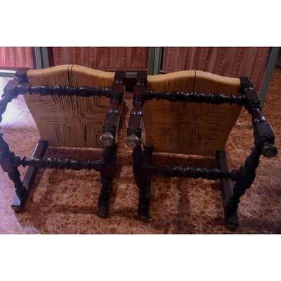 Spool Chairs, 1800s, Set of 2-RAQ-687608