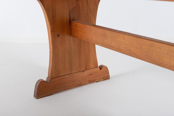 Sport Solid Pine Table by Axel Einar Hjorth for Nordic Kompaniet-KMC-1122588