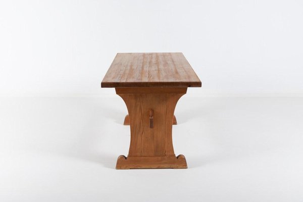 Sport Solid Pine Table by Axel Einar Hjorth for Nordic Kompaniet-KMC-1122588