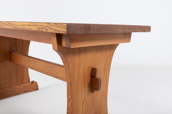 Sport Solid Pine Table by Axel Einar Hjorth for Nordic Kompaniet-KMC-1122588