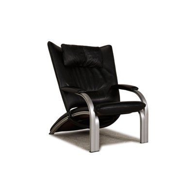 Spot 698 Lounge Chair in Black Leather from WK Wohnen-RQW-1748406