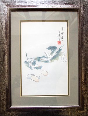 Spring, Caterpillars, Japanese Woodcut, Framed-FSD-1251193