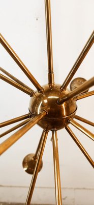 Sputnik 18-Light Hanging Lamp in Brass-QLH-1820845