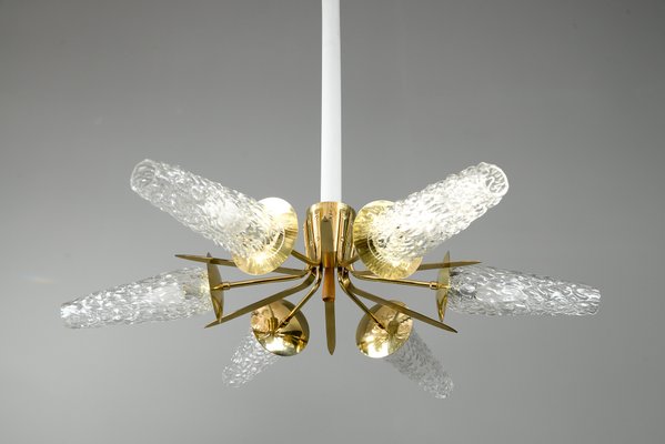 Sputnik Chandelier by Rupert Nikoll, 1950s-SPD-564529