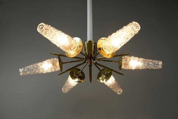 Sputnik Chandelier by Rupert Nikoll, 1950s-SPD-564529