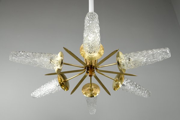 Sputnik Chandelier by Rupert Nikoll, 1950s-SPD-564529