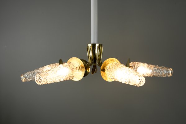 Sputnik Chandelier by Rupert Nikoll, 1950s-SPD-564529