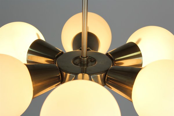 Sputnik Chandelier from Kamenický Šenov, 1970s-WVS-1422637