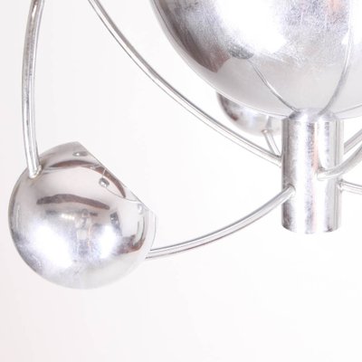 Sputnik Chandelier in Chromed Metal by Goffredo Reggiani, 1970s-DSC-1194119