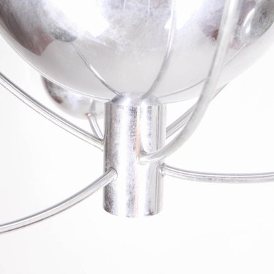 Sputnik Chandelier in Chromed Metal by Goffredo Reggiani, 1970s-DSC-1194119