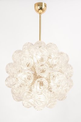 Sputnik Chandelier with Snow Glass Balls from Doria Leuchten, Germany, 1970s-UGR-1410508