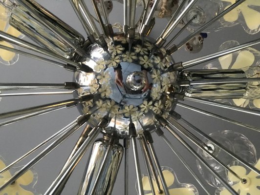 Sputnik Chrome Ceiling Lamp, 1970s-WQQ-1210403