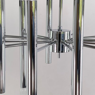 Sputnik Chrome Ceiling Lamp by Boulanger, 1970s-JUZ-1370862