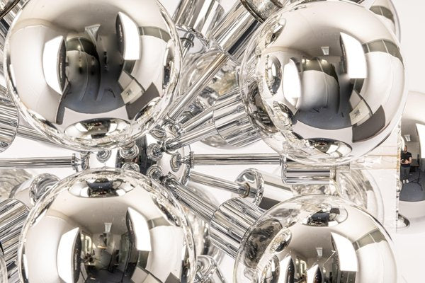 Sputnik Chrome Pendant Light by Motoko Ishii for Staff, Germany, 1970s-UGR-1325511