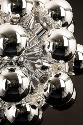 Sputnik Chrome Pendant Light by Motoko Ishii for Staff, Germany, 1970s-UGR-1325511