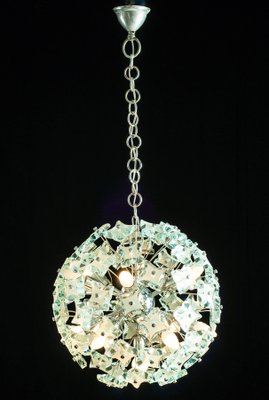 Sputnik Cut-Glass Chandelier from Fontana Arte, 1960s-MBH-1032037