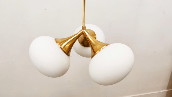 Sputnik Pendant in Brass with Three Suspensions-QLH-1017055