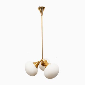 Sputnik Pendant in Brass with Three Suspensions-QLH-1017055