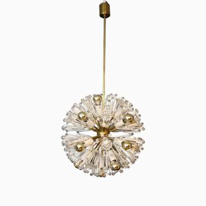 Sputnik Snowball Dandelion Chandelier Emil Stejnar for Nikoll, 1950s-YF-1763594