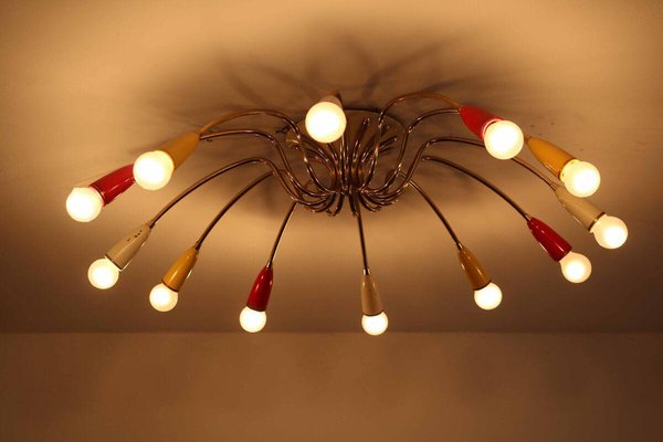 Sputnik Spider Ceiling Lamp, 1950s-FJP-1771598