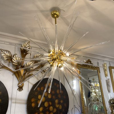 Sputnik Transparent Spikes Ceiling Lamp-RFP-2020311