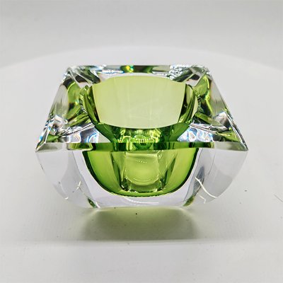 Square Ashtray or Catch-All in Lead Crystal attributed to Val Saint Lambert, Belgium, 1960s-YHS-2035329