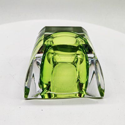 Square Ashtray or Catch-All in Lead Crystal attributed to Val Saint Lambert, Belgium, 1960s-YHS-2035329