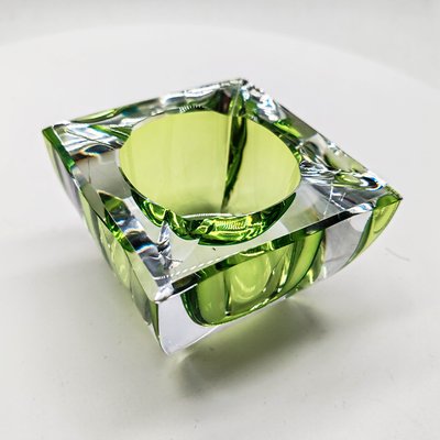 Square Ashtray or Catch-All in Lead Crystal attributed to Val Saint Lambert, Belgium, 1960s-YHS-2035329