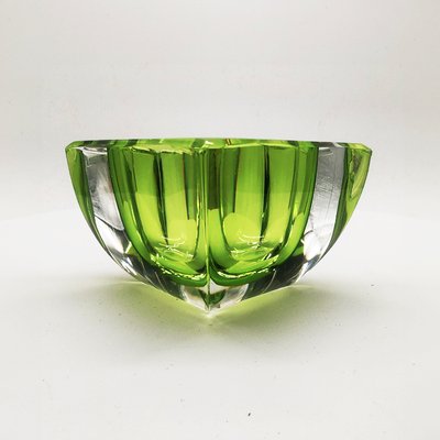 Square Ashtray or Catch-All in Lead Crystal attributed to Val Saint Lambert, Belgium, 1960s-YHS-2035329