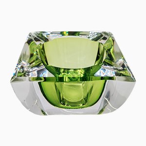 Square Ashtray or Catch-All in Lead Crystal attributed to Val Saint Lambert, Belgium, 1960s-YHS-2035329