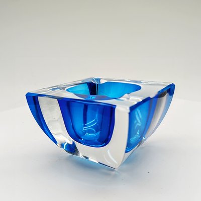 Square Ashtray or Catch-All in Lead Crystal from Val Saint Lambert, Belgium, 1960s-YHS-2035333