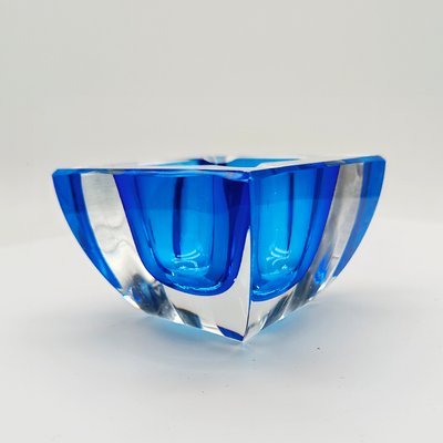 Square Ashtray or Catch-All in Lead Crystal from Val Saint Lambert, Belgium, 1960s-YHS-2035333