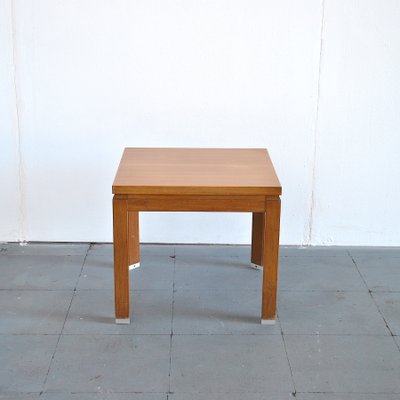 Square Blond Wood Table from MIM Roma, 1960s-JQO-900988