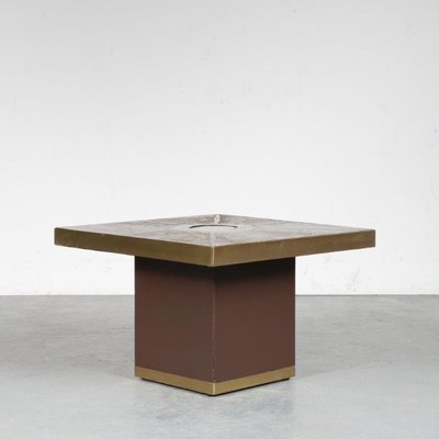 Square Coffee Table by Paco Rabanne for Lova Creation, 1970s-GG-876270